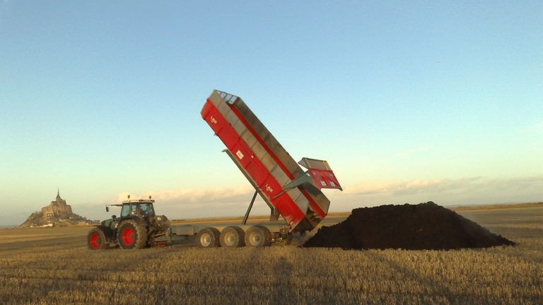 Epandage et transport de compost et digestat solide